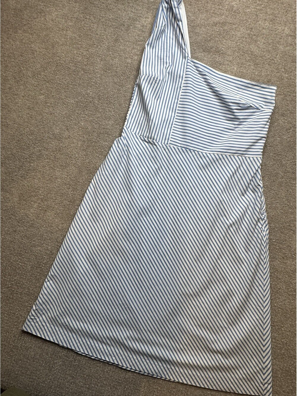 Banana Republic Women's Sz 6 Dress Blu/Wht Stripes (1090)